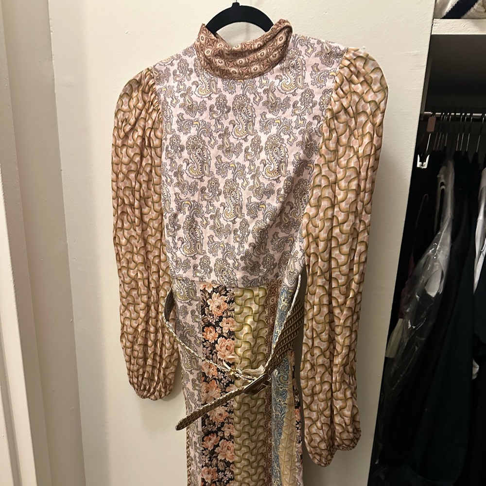 Zimmermann midi dress with belt